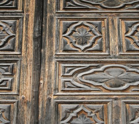 Details porte eglise